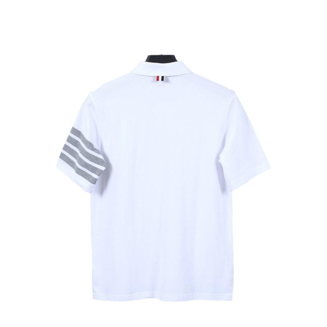 Thom Browne White T-Shirt with Collar