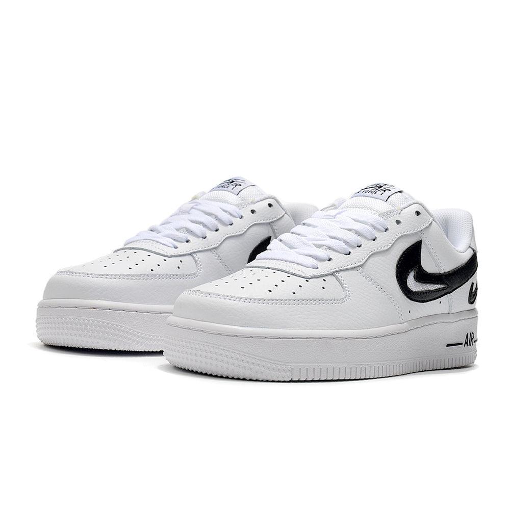 Nike Air Force 1 Cut Out Swoosh White Black