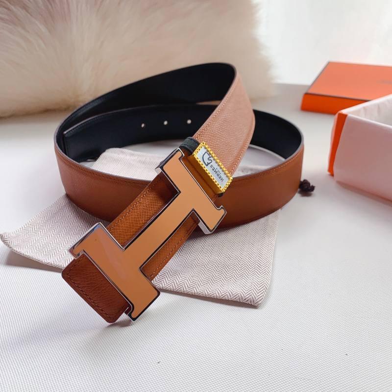 Hermes Men Beige Buckle Belt 'Beige'