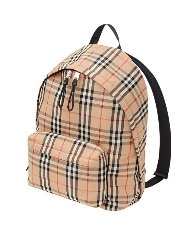 Burberry Vintage Check Nylon Backpack