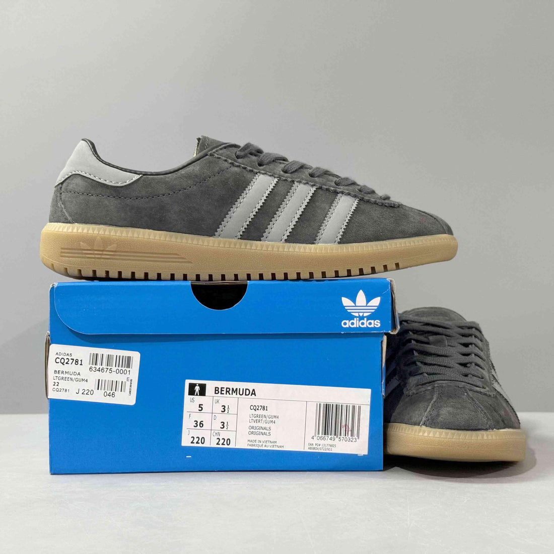 Adidas Originals Bermuda 'Carbon, Grey Four & Gum'