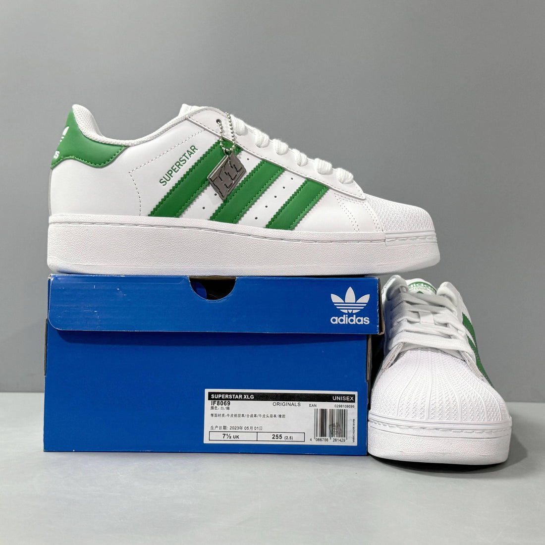 Adidas Superstar XLG 'White Green'