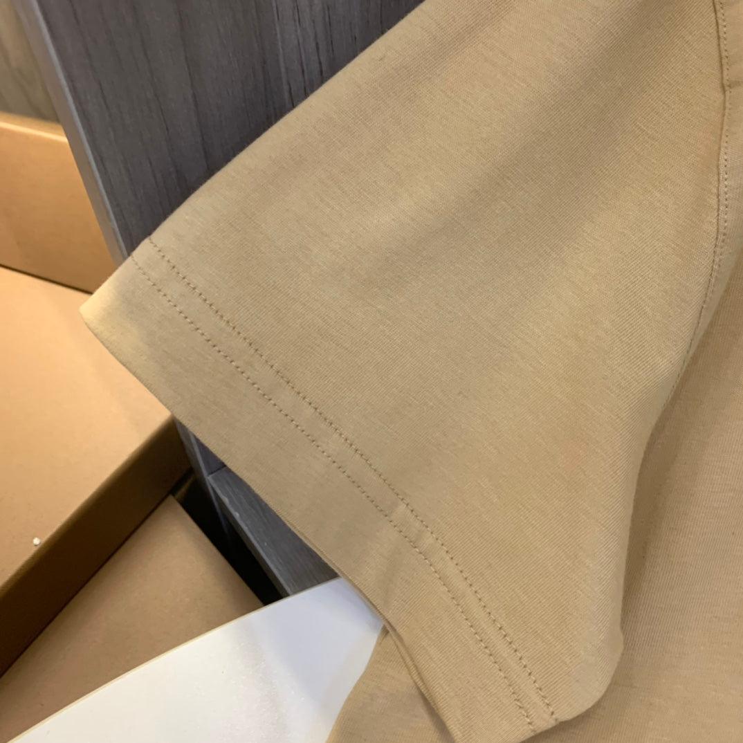 Burberry Beige T-Shirt Without Collar