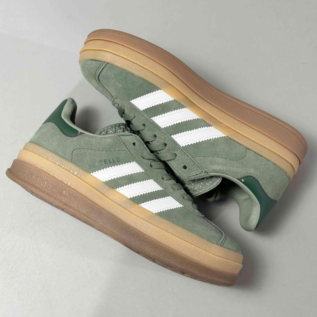 Adidas Originals Gazelle Bold 'Silver Green Gum'