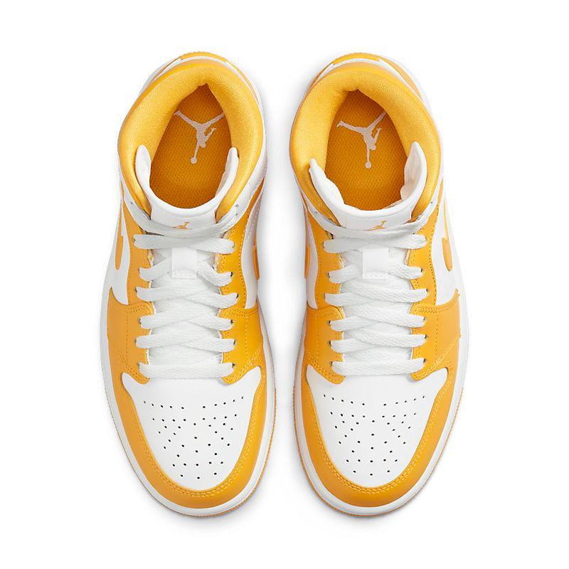 Air Jordan 1 Mid White Yellow