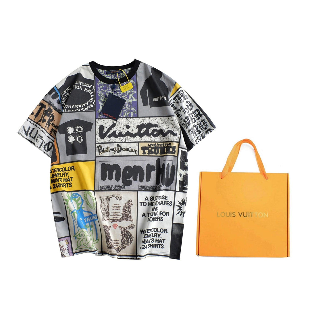 Louis Vuitton T-Shirt Without Collar