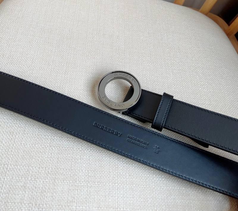 Burberry Leather Vintage Belt 'Black'