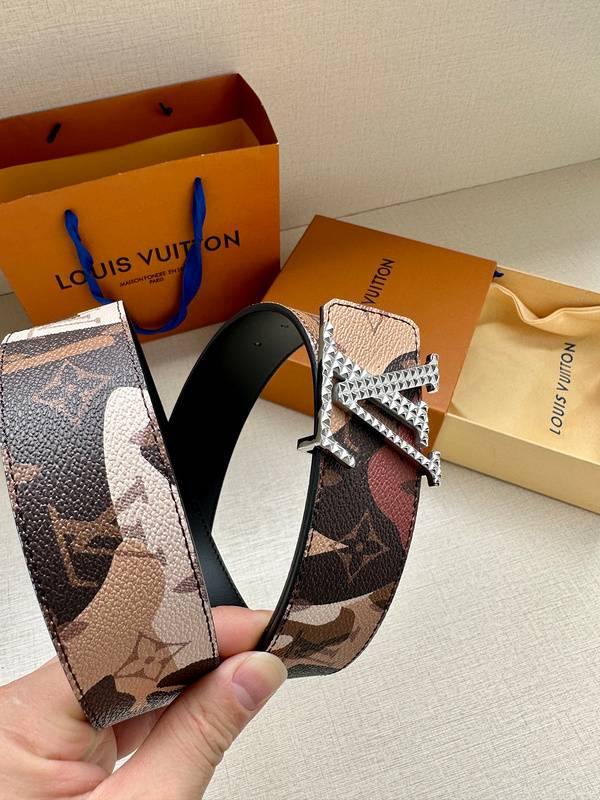 Louis Vuitton LV Initials Reversible Belt 'Brown'