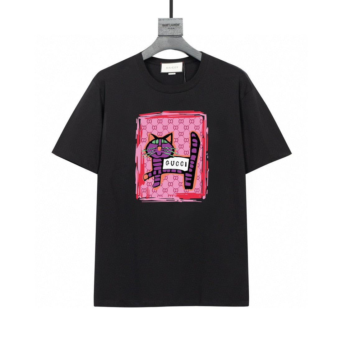 Gucci T-Shirt Without Collar 'Black'