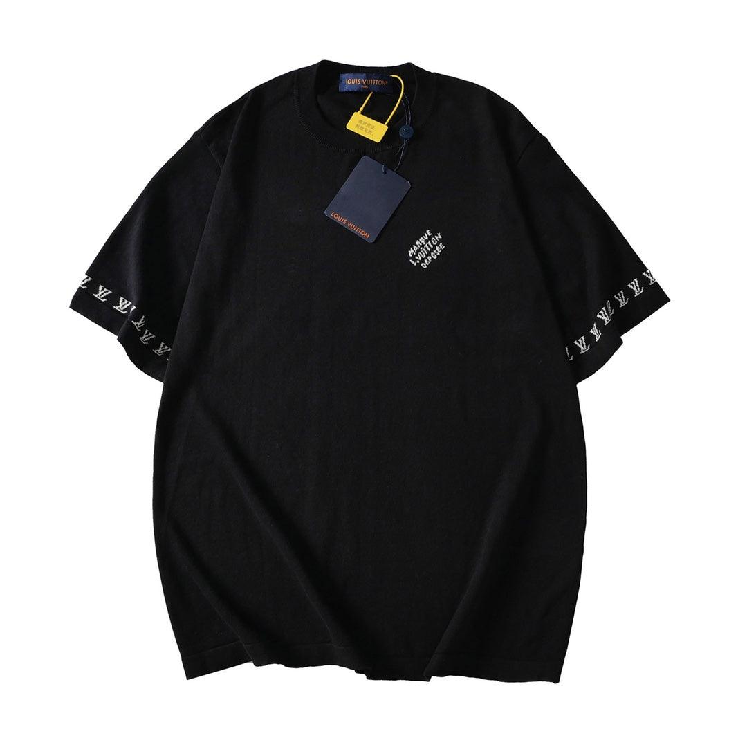 Louis Vuitton T-Shirt Without Collar 'Black'