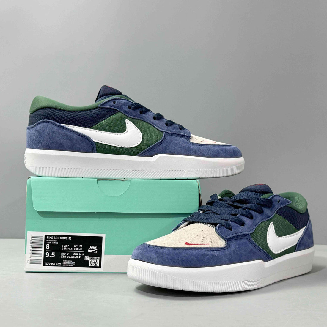 Nike SB Force 58 Navy Noble Green