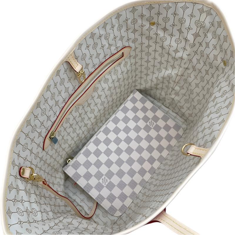 Louis Vuitton Nautical Damier Azur Neverfull Pouch MM