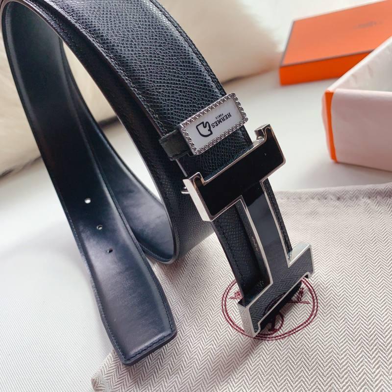 Hermes Men Black Buckle Belt 'Black'