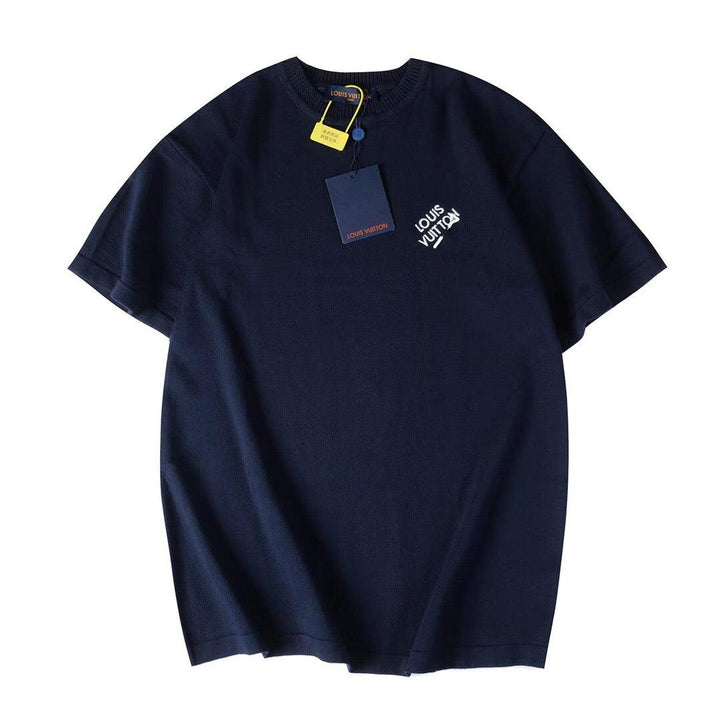 Louis Vuitton T-Shirt Without Collar 'Navy Blue'