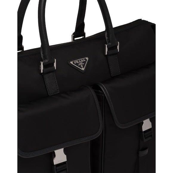 Prada triangle-logo two-way bag