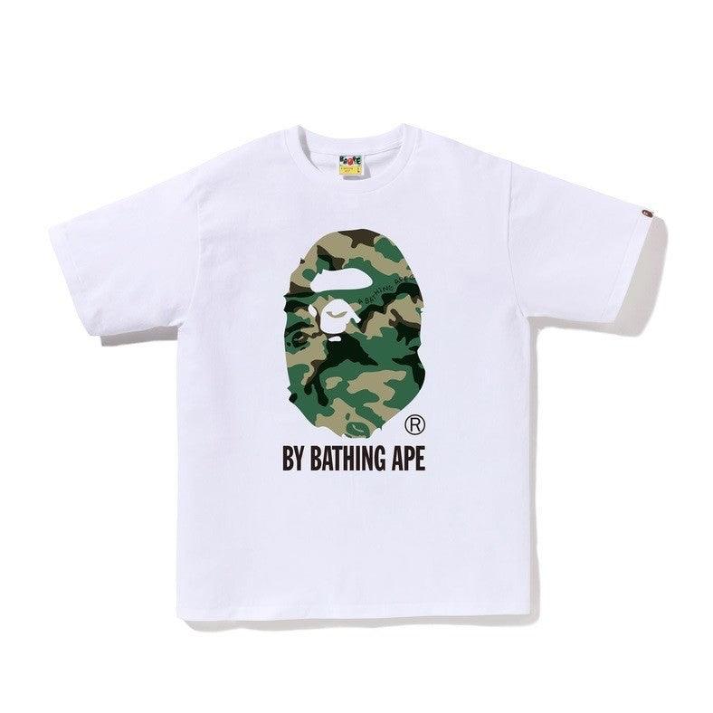 Bathing Ape White T-Shirt without Collar