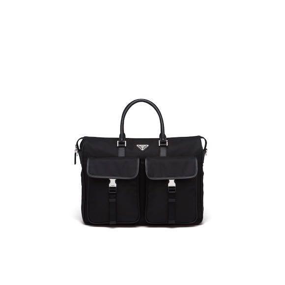 Prada triangle-logo two-way bag