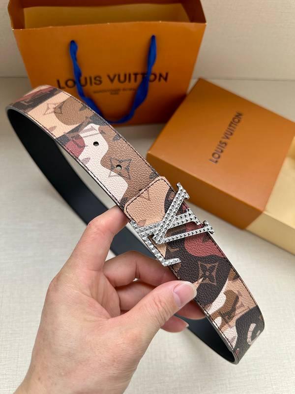 Louis Vuitton LV Initials Reversible Belt 'Brown'