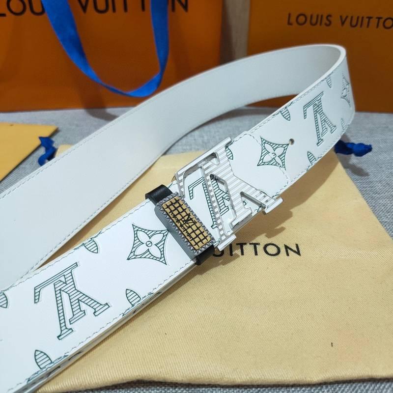 Louis Vuitton Reversible Belt 'White'