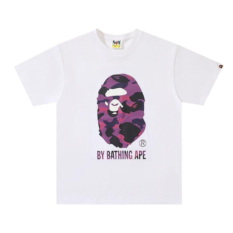 Bathing Ape White T-Shirt without Collar