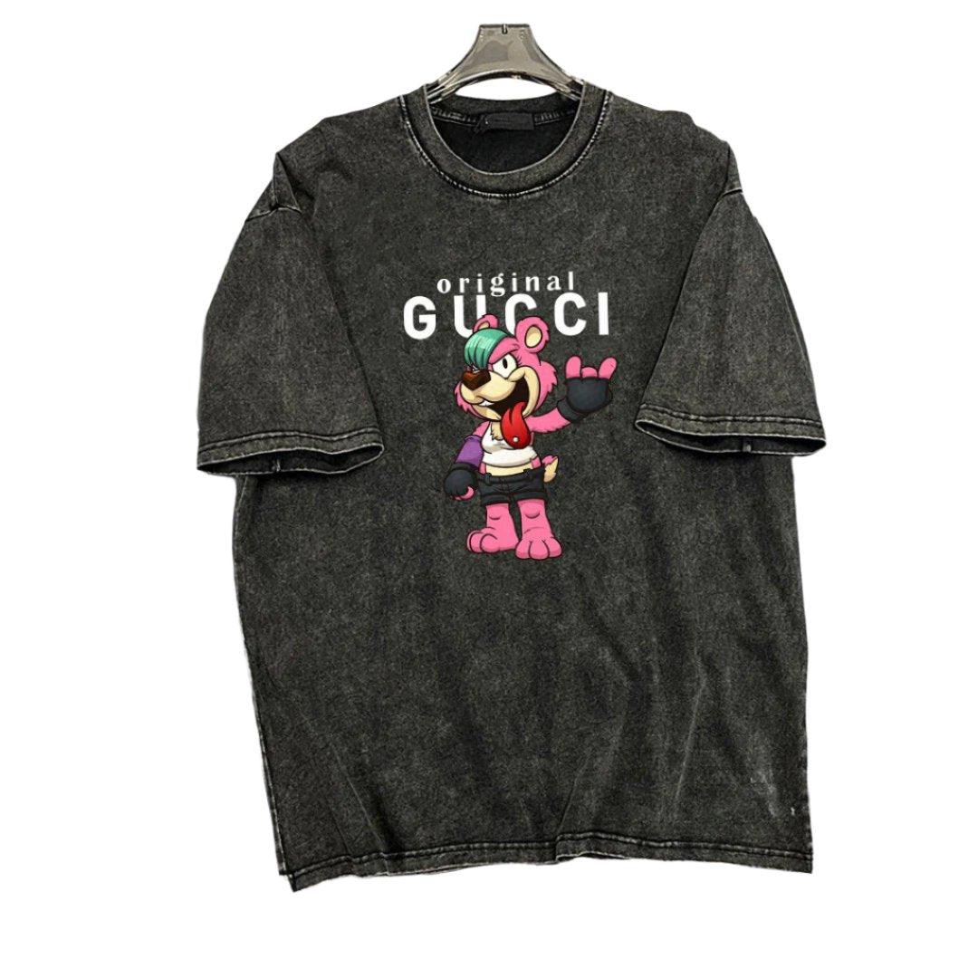 Gucci T-Shirt Without Collar 'Smoke Black'