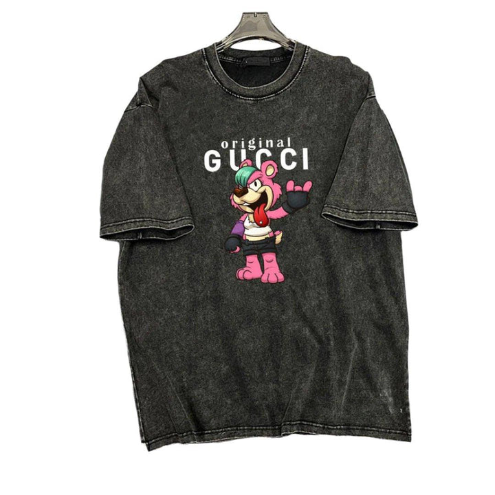 Gucci T-Shirt Without Collar 'Smoke Black'