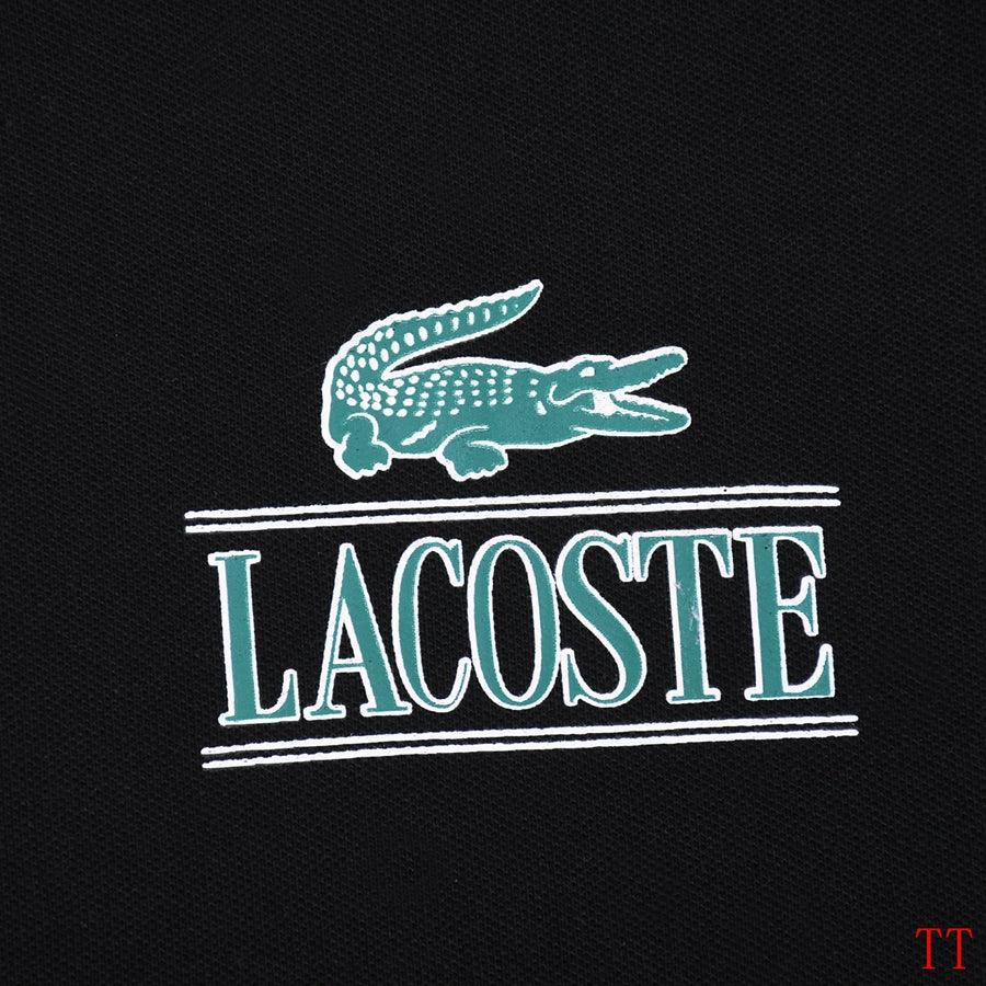 Lacoste Black T-shirt With Collar