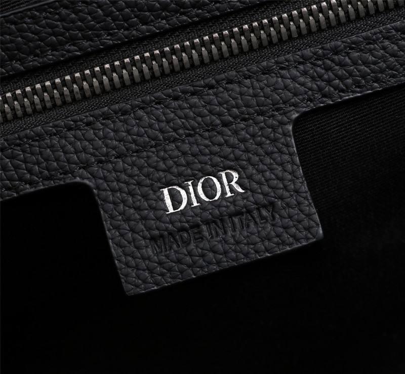 Dior Men Lingot 50 Bag Beige and Black Dior Oblique Jacquard