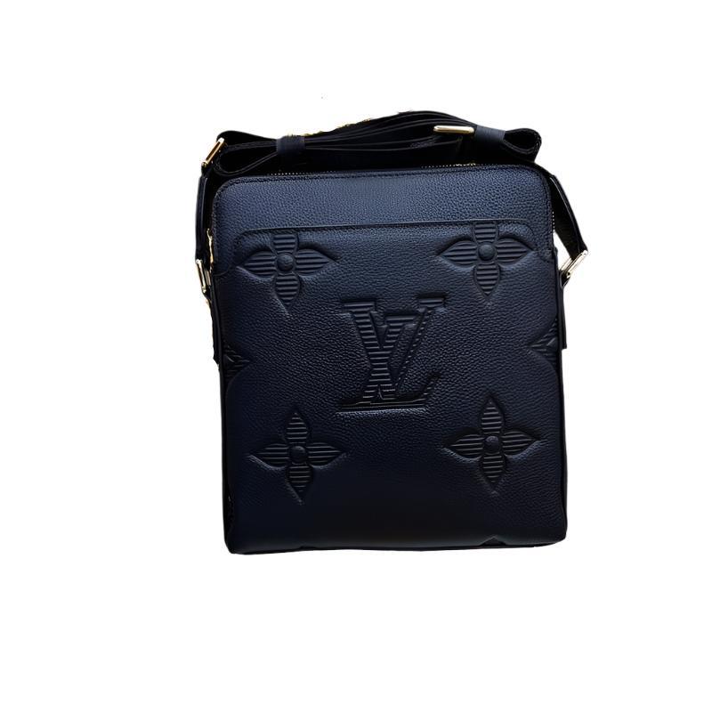 Louis Vuitton Navy Nacre Metallic Empreinte Leather Bag