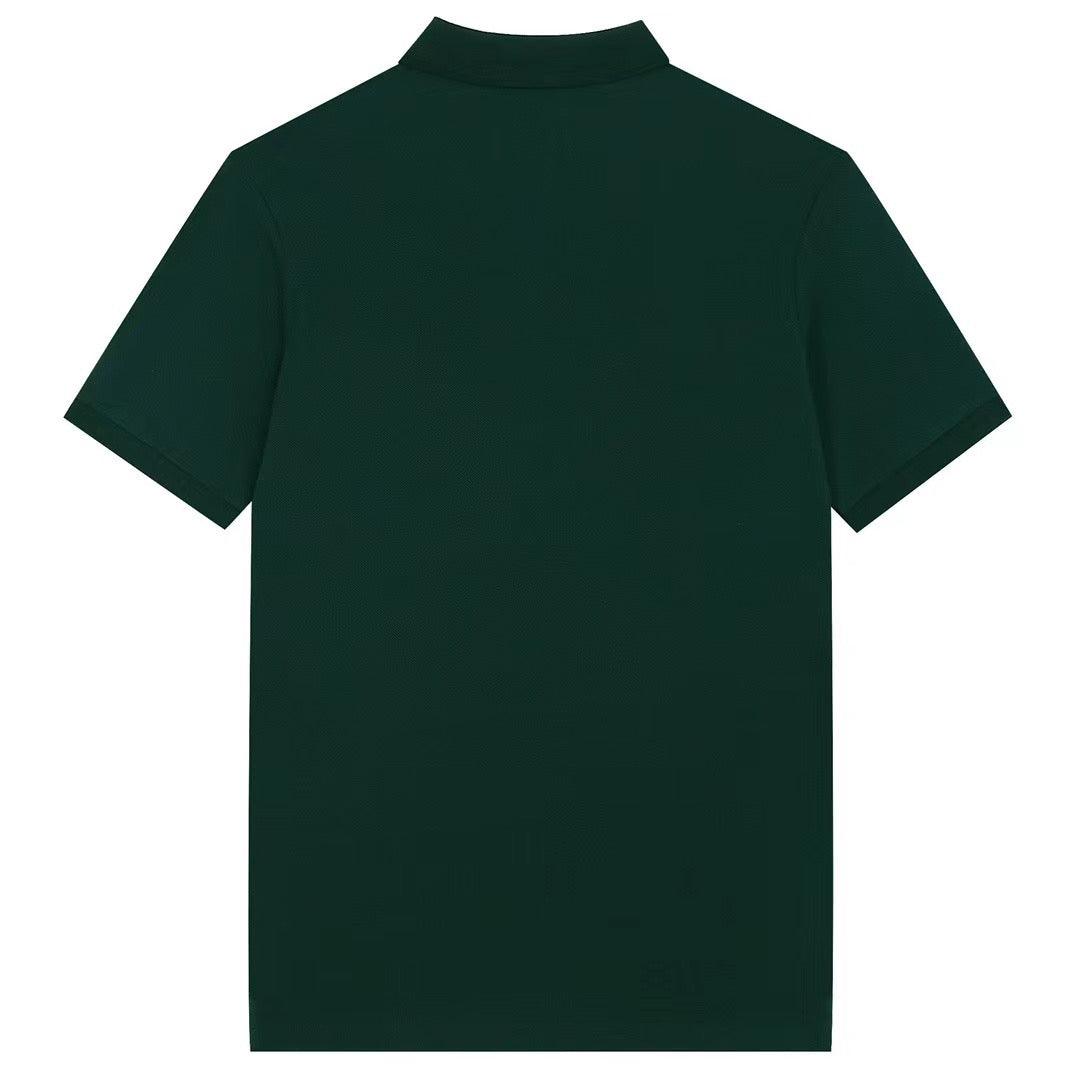 Burberry Dark Green T-Shirt With Collar