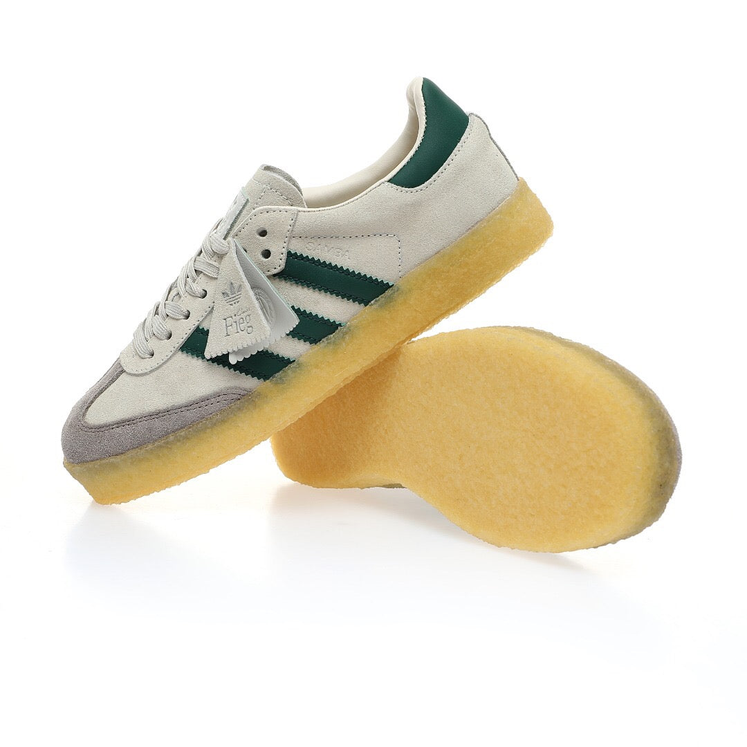 Adidas Originals Clarks 8th Street Samba By Ronnie Fieg Chalk 'White Green'