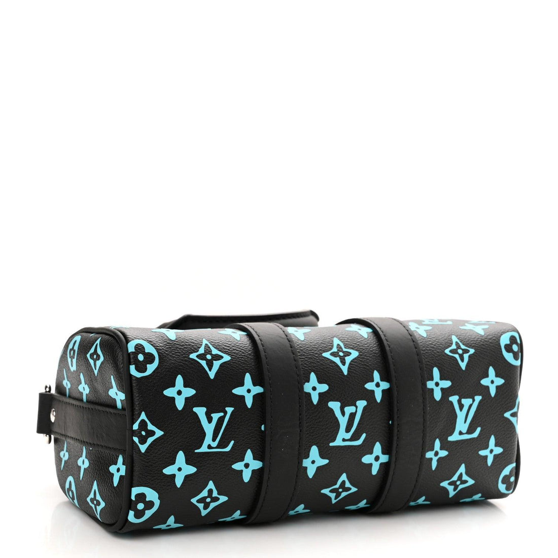 Louis Vuitton Monogram Playground Keepall Bandouliere 25 Black