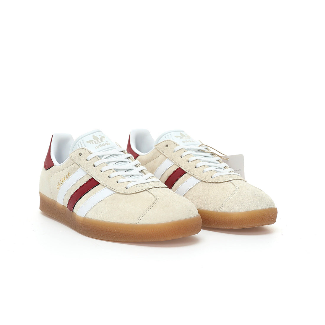 Adidas Originals Gazelle Indoor 'Aluminum Collegiate Burgundy'