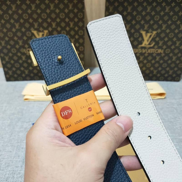 Louis Vuitton Double Belt 'White/Blue'