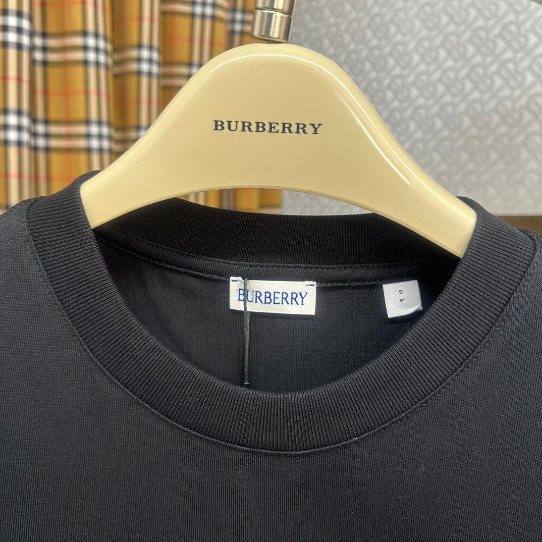 Burberry T-Shirt Without Collar 'Black'