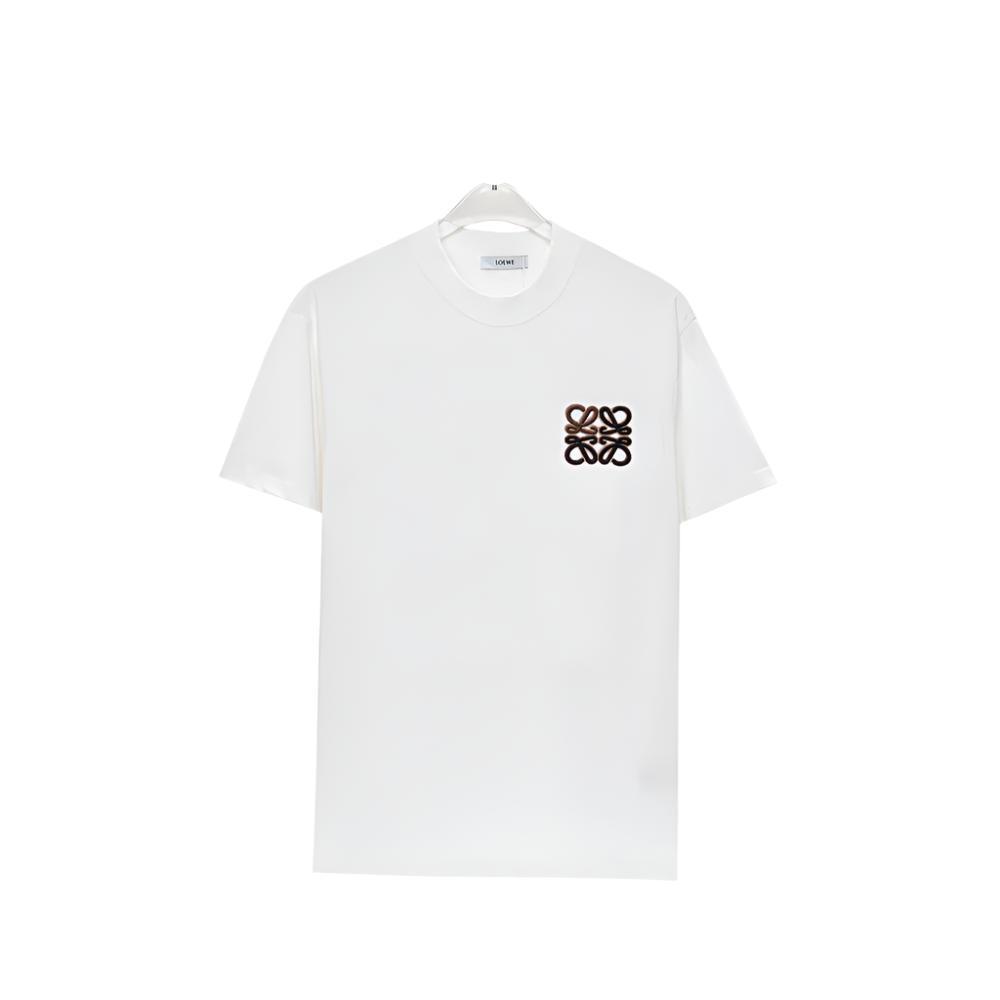 Loewe T-Shirt Without Collar 'White'