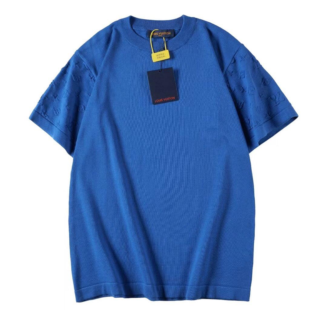 Louis Vuitton T-Shirt Without Collar 'Blue'