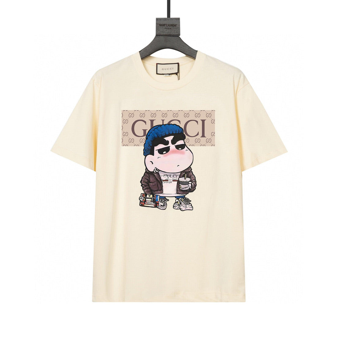 Gucci T-Shirt Without Collar 'Beige'