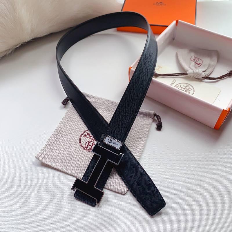 Hermes Men Black Buckle Belt 'Black'