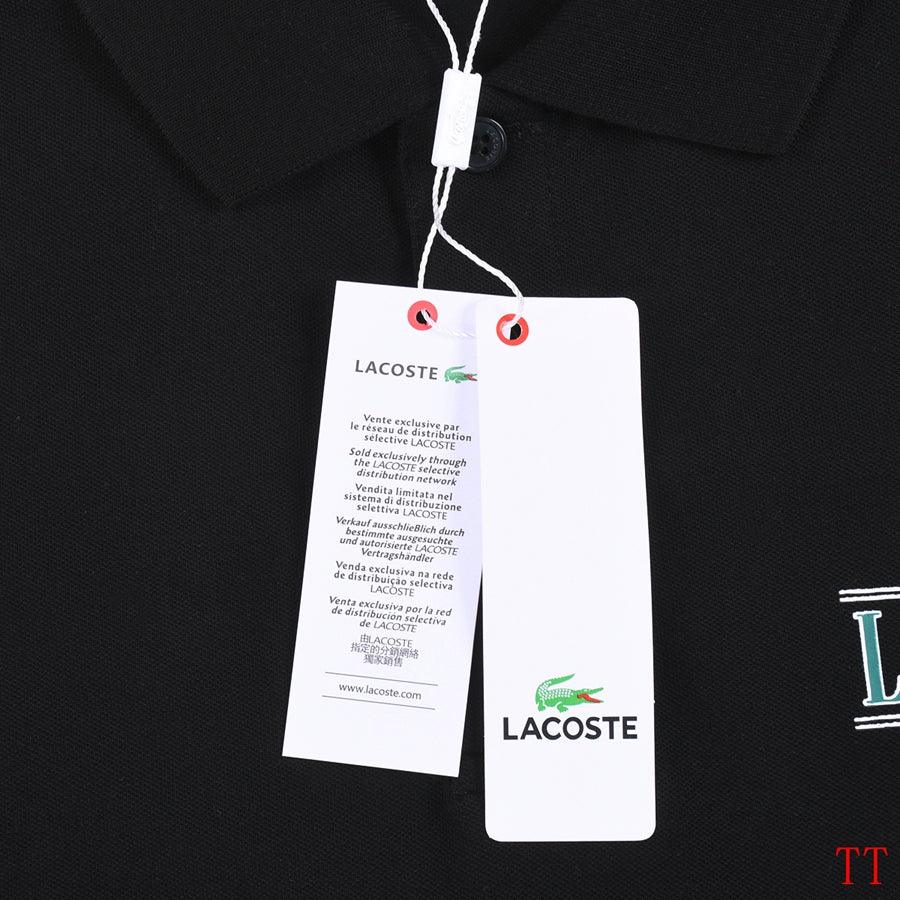 Lacoste Black T-shirt With Collar