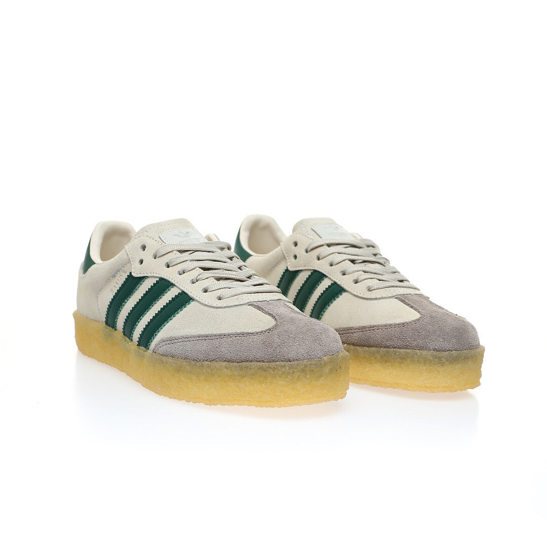 Adidas Originals Clarks 8th Street Samba By Ronnie Fieg Chalk 'White Green'