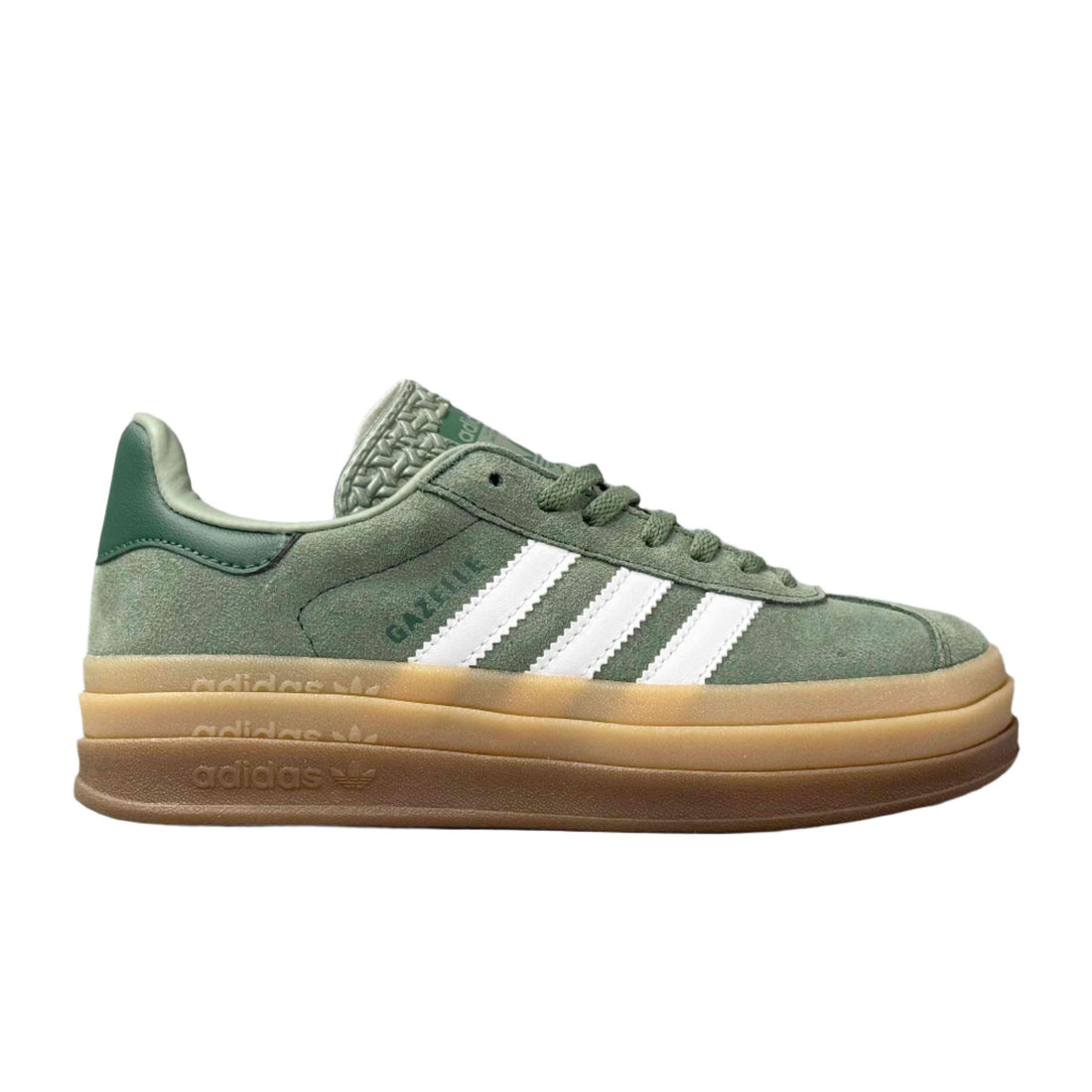 Adidas Originals Gazelle Bold 'Silver Green Gum'