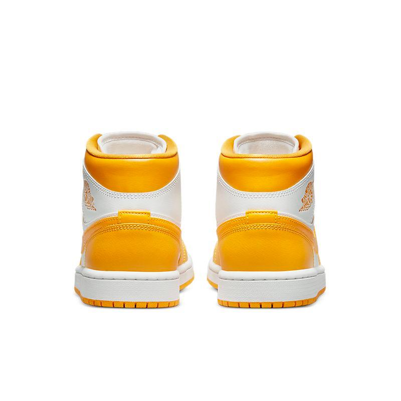 Air Jordan 1 Mid White Yellow