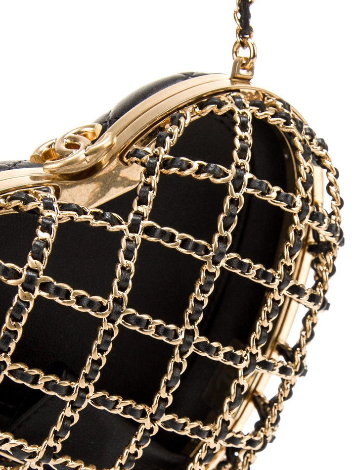 Chanel 2023 CC Heart Minaudiere Bag