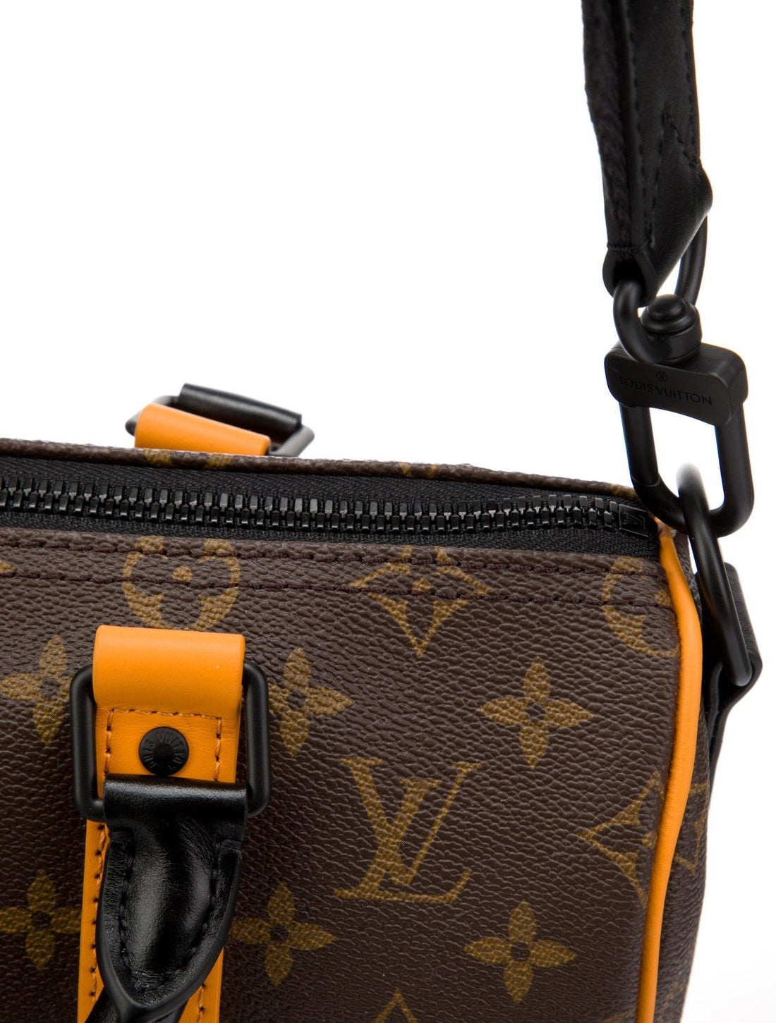 Louis Vuitton Monogram Macassar Keepall Bandoulière 25