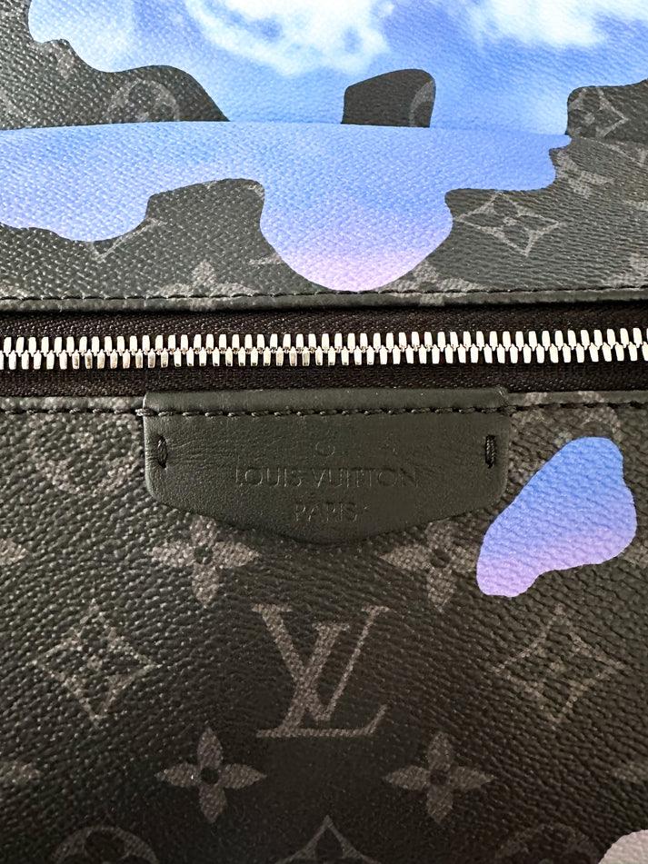 Louis Vuitton Blue Monogram Eclipse Online Exclusive Discovery Backpack