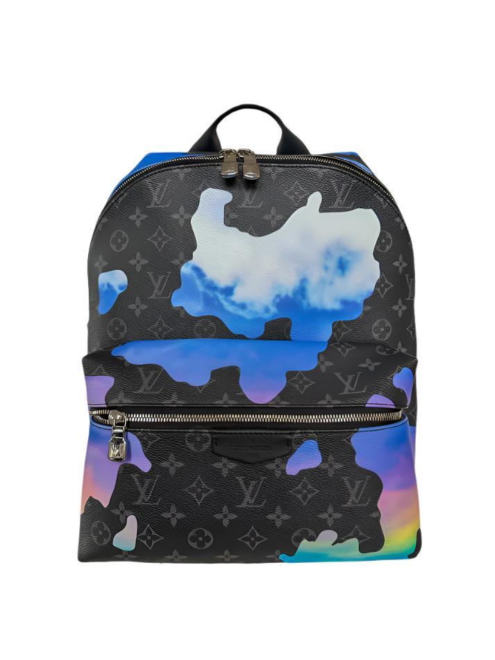 Louis Vuitton Blue Monogram Eclipse Online Exclusive Discovery Backpack