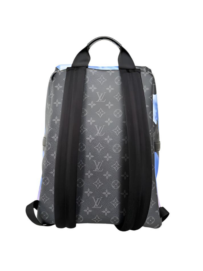 Louis Vuitton Blue Monogram Eclipse Online Exclusive Discovery Backpack