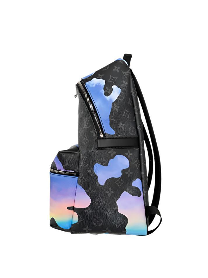 Louis Vuitton Blue Monogram Eclipse Online Exclusive Discovery Backpack