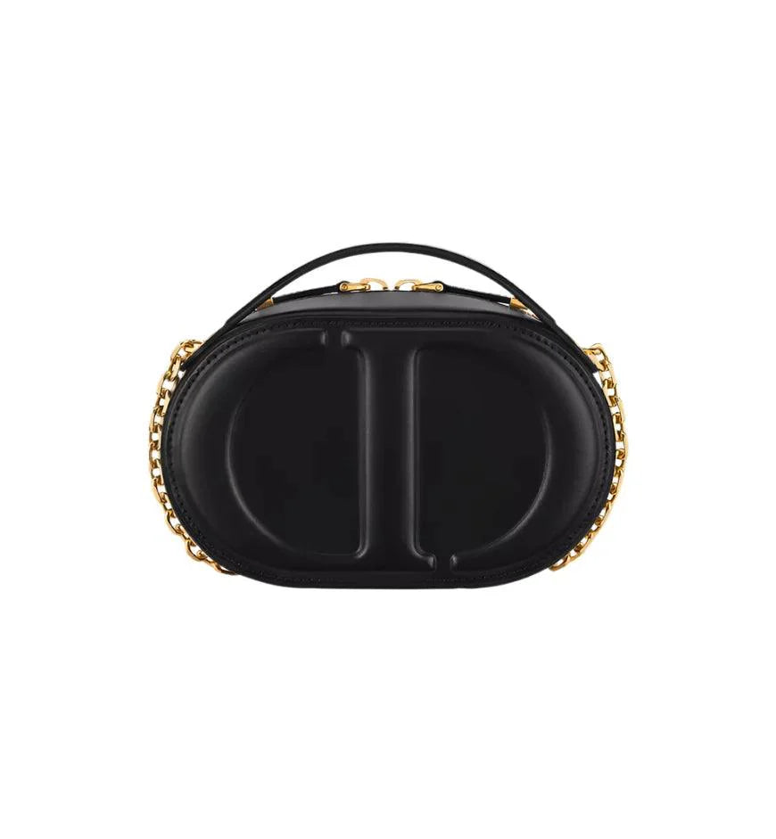 Christian Dior Signature Oval Camera Bag Calfskin with Embossed CD Signature